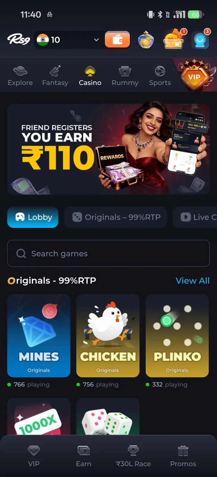 RS9 Game online gaming platform