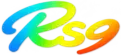 RS9 Game logo with colorful gradient design